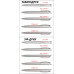 Ручка пластикова 'Clear Silver' (Ritter Pen)