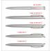 Ручка пластикова 'Clear Silver' (Ritter Pen)