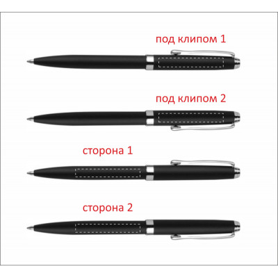 Ручка металева кнопкова