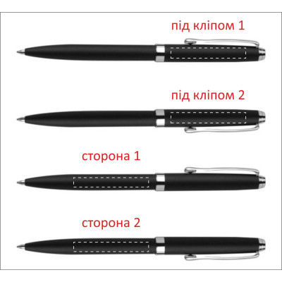 Ручка металева кнопкова