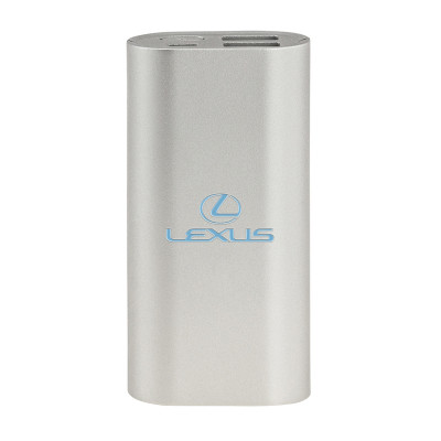 Power bank, 4000 мА/ч, 2,1 A, 2 USB, светящийся логотип, Xoopar