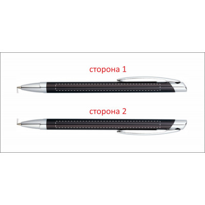 Ручка алюмінієва 'Serrat' чорне чорнило Ручка алюмінієва 'Serrat' чорне чорнило