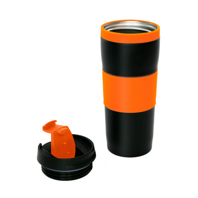 Термокружка вакуумная, 0,4л, нержавеющая сталь, BPA Free, матовая Термокружка вакуумная, 0,4л, нержавеющая сталь, BPA Free, матовая