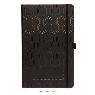 Блокнот 'Pistons' А5 серебристый срез (SETTEBELLO)