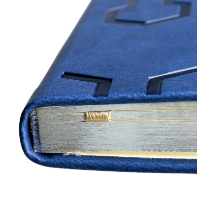 Блокнот 'Pistons' А5 серебристый срез (SETTEBELLO)