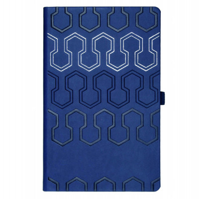 Блокнот 'Pistons' А5 серебристый срез (SETTEBELLO)