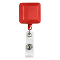 Тримач-рулетка для бейджа пластиковий