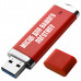 USB 3.0 флеш-накопитель, 64ГБ, красный цвет