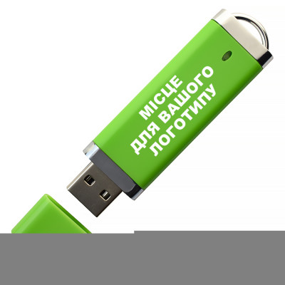 USB флеш-накопитель, 4ГБ, зеленый цвет