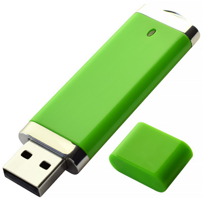 USB флеш-накопитель, 64ГБ, зеленый цвет
