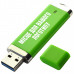 USB 3.0 флеш-накопитель, 64ГБ, зеленый цвет