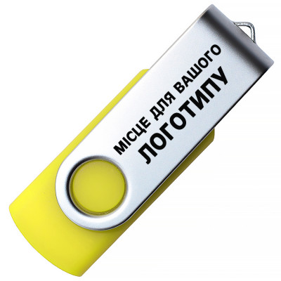 USB флеш-накопитель, 32ГБ, желтый цвет