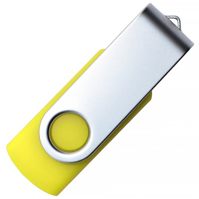 USB флеш-накопитель, 64ГБ, желтый цвет