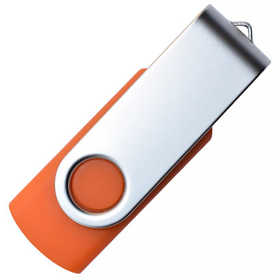 USB флеш-накопитель, 64МБ, оранжевый цвет