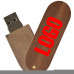 Деревянный USB флеш-накопитель, 64ГБ, бежевый цвет