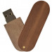 Деревянный USB флеш-накопитель, 64ГБ, коричневый цвет