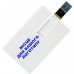 USB 3.0 флеш-накопитель в виде кредитной карты, 32ГБ, белый цвет