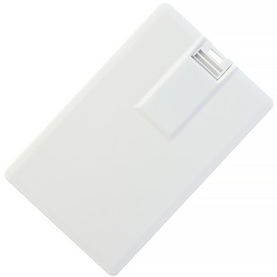 USB 3.0 флеш-накопитель в виде кредитной карты, 32ГБ, белый цвет