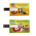 USB 3.0 флеш-накопитель в виде кредитной карты, 32ГБ, белый цвет