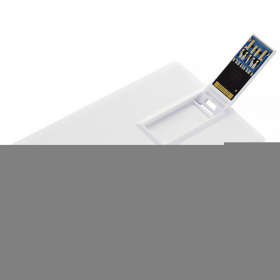 USB 3.0 флеш-накопитель в виде кредитной карты, 32ГБ, белый цвет