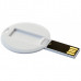USB флеш-накопитель в виде круглой карты, 64ГБ, белый цвет