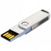 Металлический USB флеш-накопитель, 32ГБ, серебристый цвет