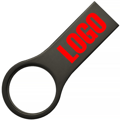 Металлический USB флеш-накопитель, 16ГБ, золотистый цвет