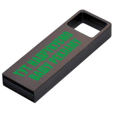 Металлический USB флеш-накопитель, 64ГБ, серебристый цвет