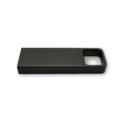 Металлический USB флеш-накопитель, 8ГБ, черный цвет
