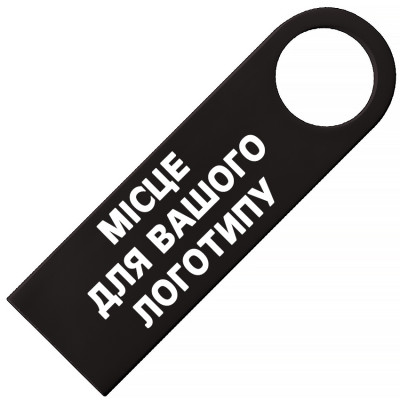 Металлический USB флеш-накопитель, 32ГБ, черный цвет