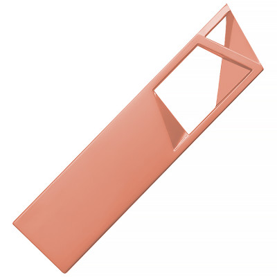 Металлический USB флеш-накопитель, 64ГБ, медный цвет