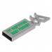 Металлический USB флеш-накопитель, 8ГБ, серебристый цвет