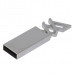 Металлический USB флеш-накопитель, 32ГБ, серебристый цвет