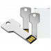 Металлический USB флеш-накопитель Ключ, 64ГБ, серебристый цвет