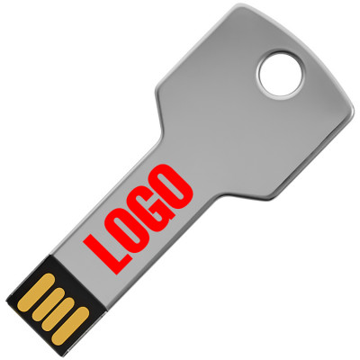 Металлический USB флеш-накопитель Ключ, 8ГБ, золотистый цвет