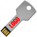 Металлический USB флеш-накопитель Ключ, 8ГБ, золотистый цвет