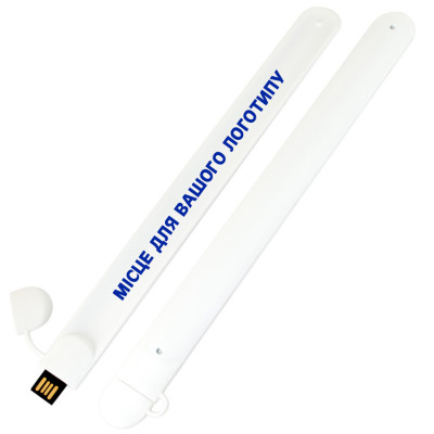 Силиконовый USB флеш-накопитель Браслет, 4ГБ, фиолетовый цвет