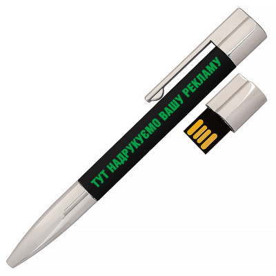 USB флеш-накопитель Ручка, 16ГБ, черный цвет
