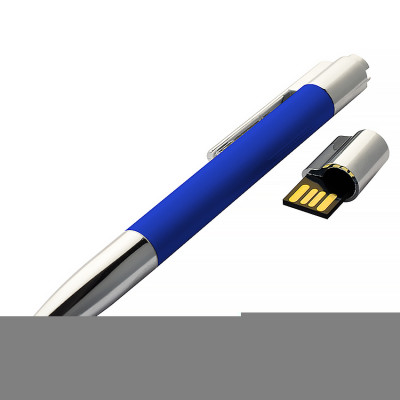 USB флеш-накопитель Ручка, 4ГБ, синий цвет