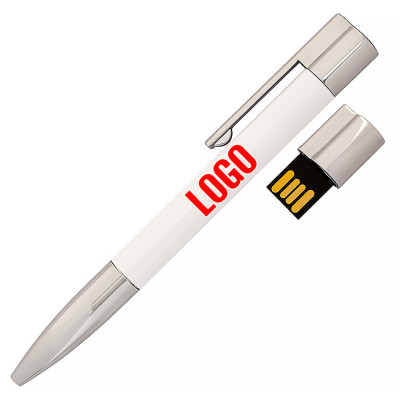 USB флеш-накопитель Ручка, 4ГБ, зеленый цвет