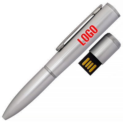 USB флеш-накопитель Ручка, 32ГБ, серебристый цвет USB флеш-накопитель Ручка, 32ГБ, серебристый цвет