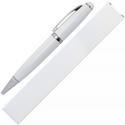 USB флеш-накопитель в виде Ручки, 8ГБ, белый цвет