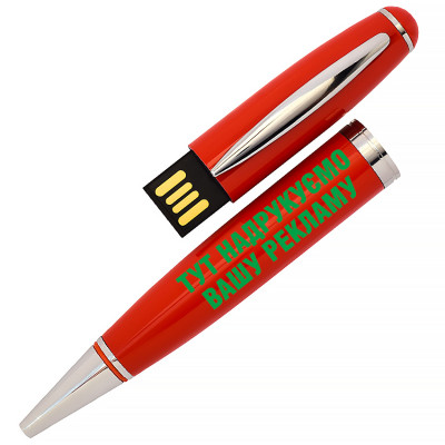 USB флеш-накопитель в виде Ручки, 4ГБ, серебристый цвет