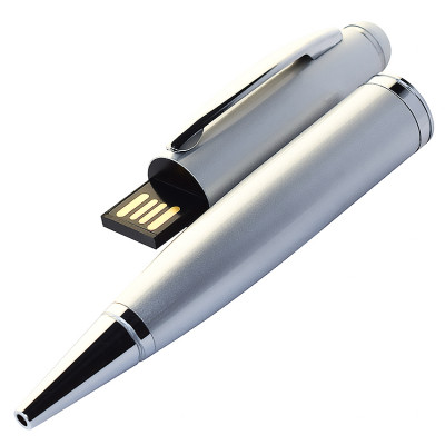 USB флеш-накопитель в виде Ручки, 16ГБ, серебристый цвет