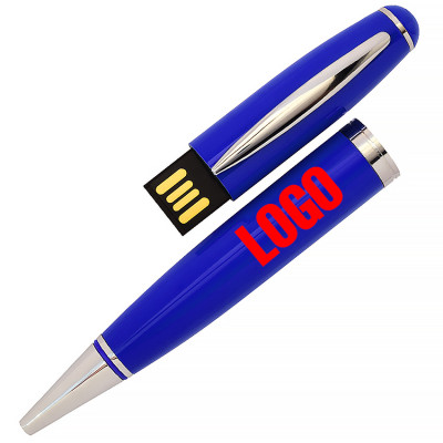 USB флеш-накопитель в виде Ручки, 16ГБ, серебристый цвет