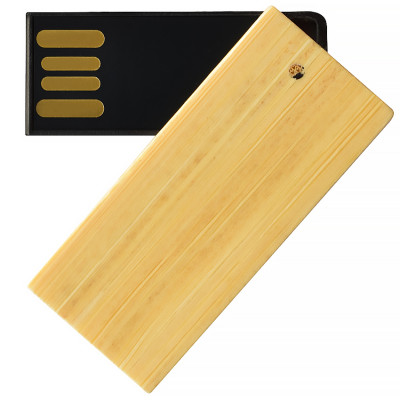 Деревянный USB флеш-накопитель, 64ГБ, бежевый цвет