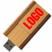 Деревянный USB флеш-накопитель, 4ГБ, коричневый цвет