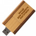 Деревянный USB флеш-накопитель, 8ГБ, коричневый цвет