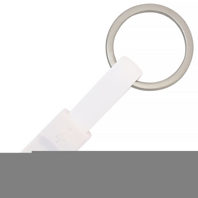 Универсальный USB кабель 2 в 1: USB-Lightning-MicroUSB, 11 см, белый цвет