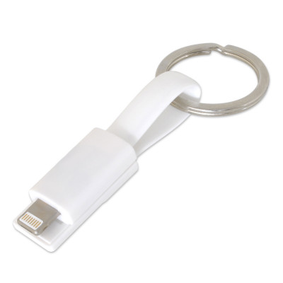 Универсальный USB кабель 2 в 1: USB-Lightning-MicroUSB, 11 см, белый цвет